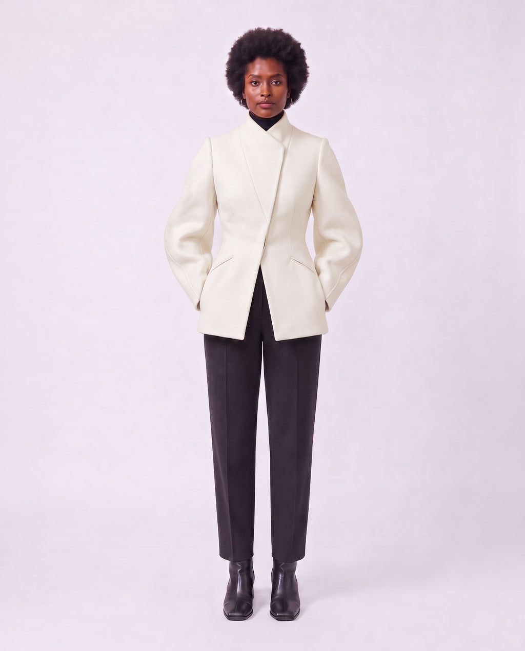Emma | Structured high neck jacket