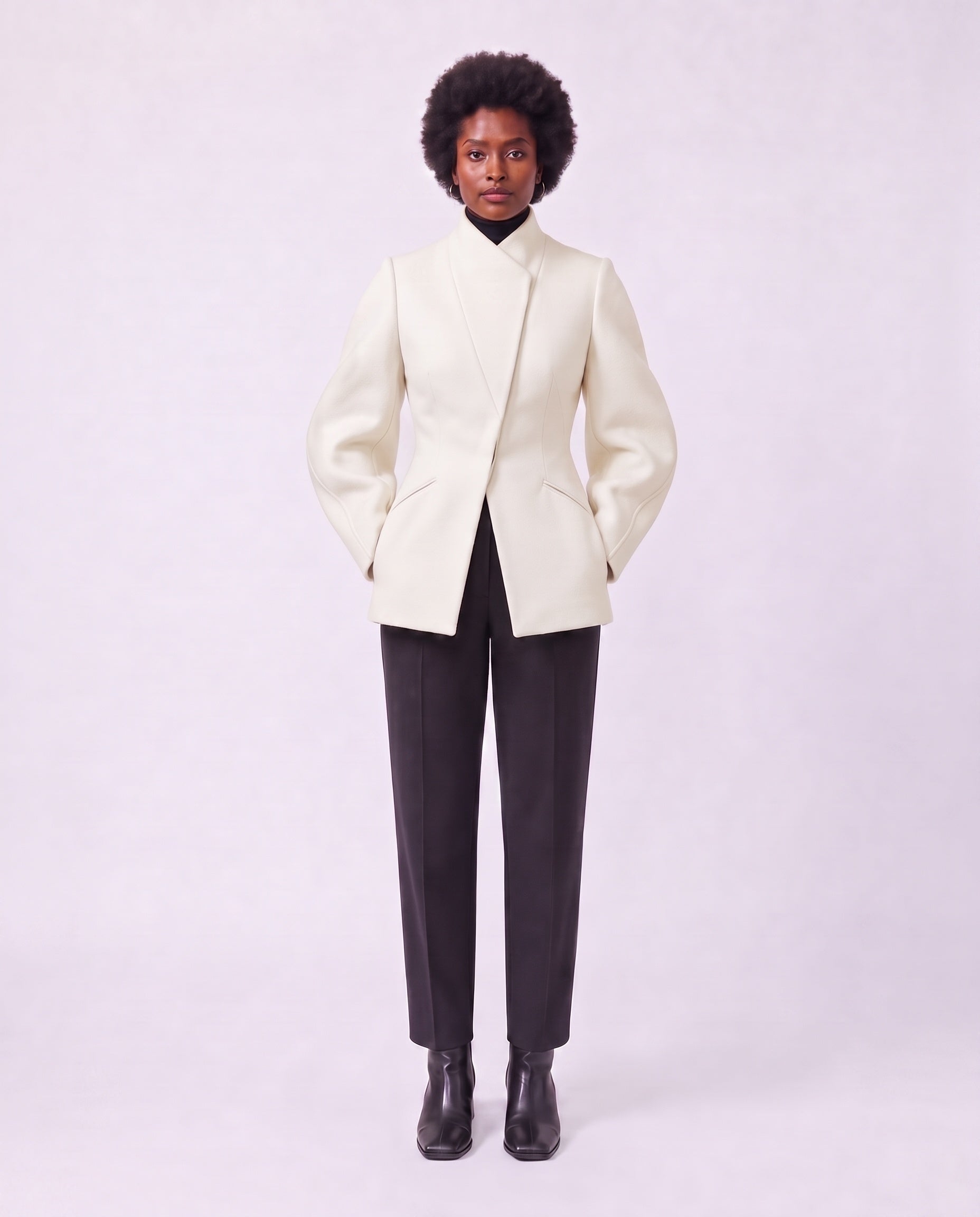 Emma | Structured high neck jacket