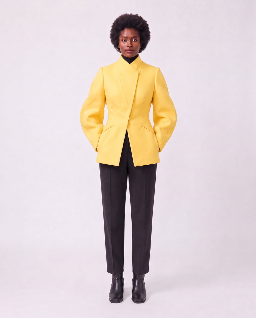 Emma | Structured high neck jacket