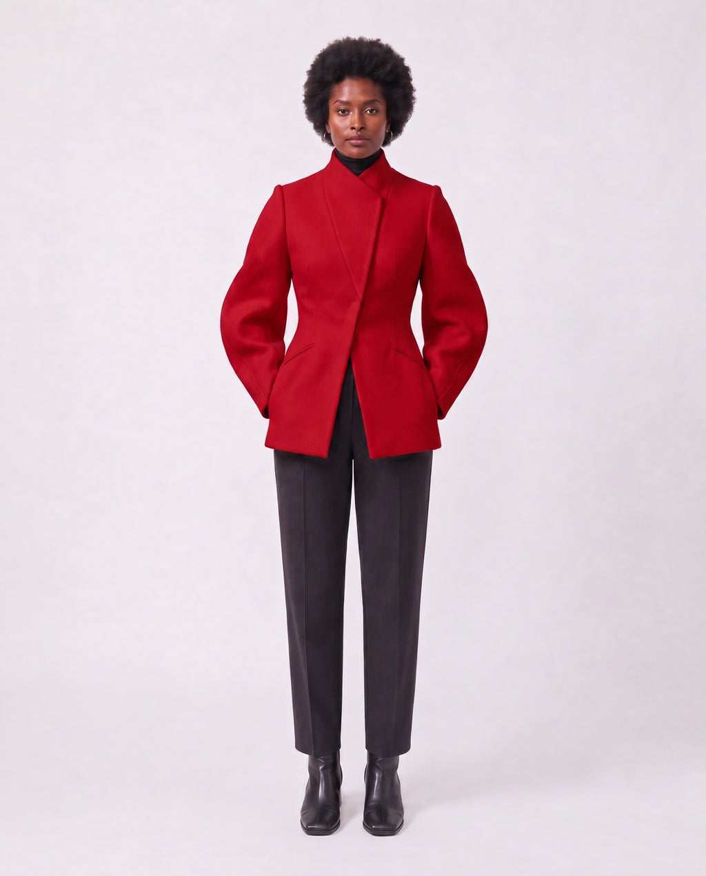 Emma | Structured high neck jacket