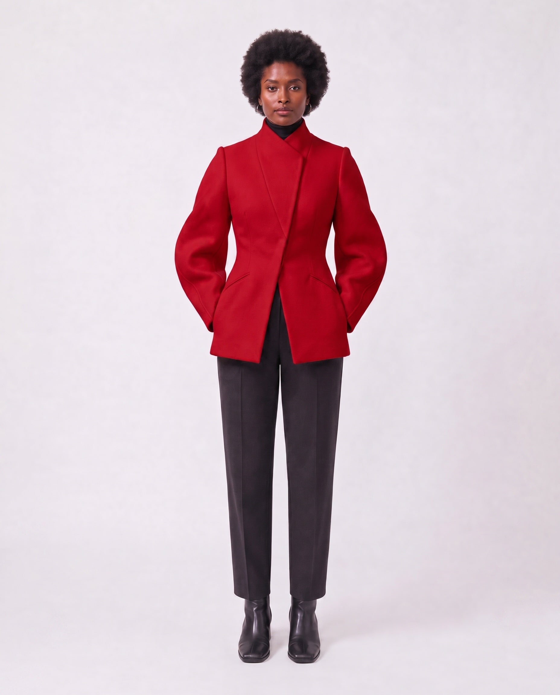 Emma | Structured high neck jacket
