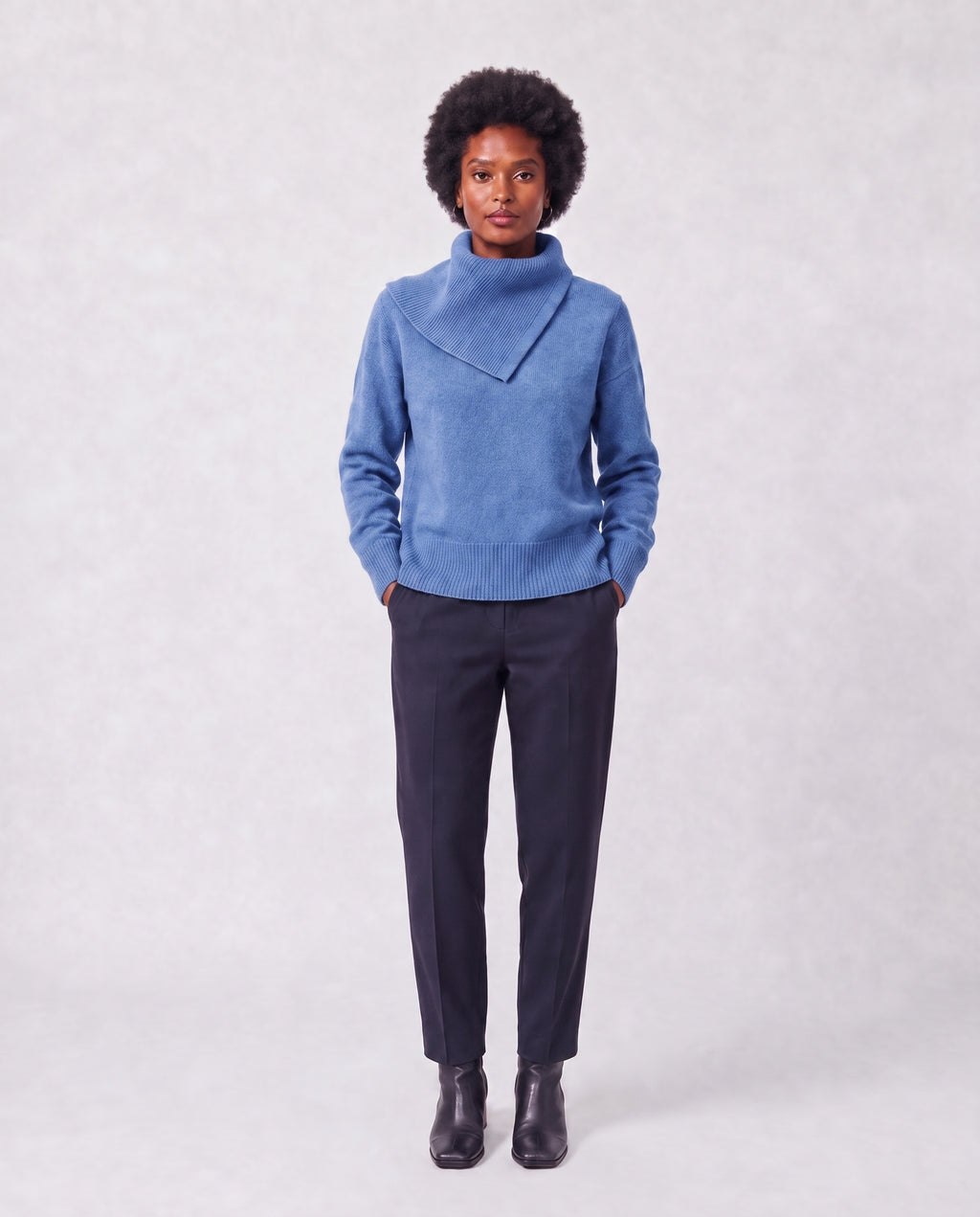 Evelyn | Elegant cowl neck sweater