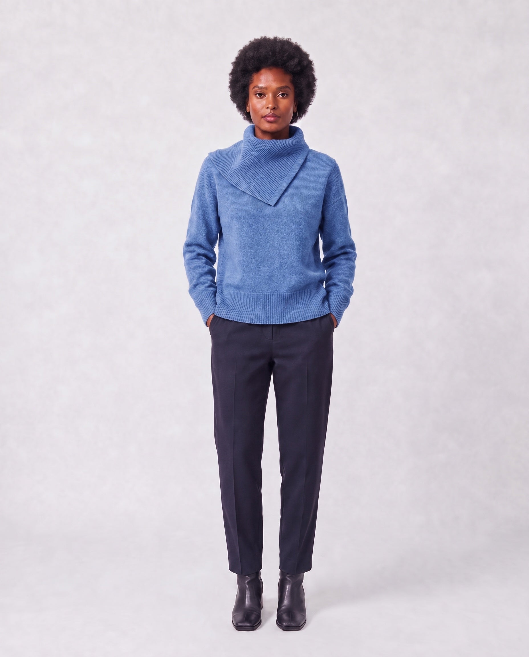 Evelyn | Elegant cowl neck sweater
