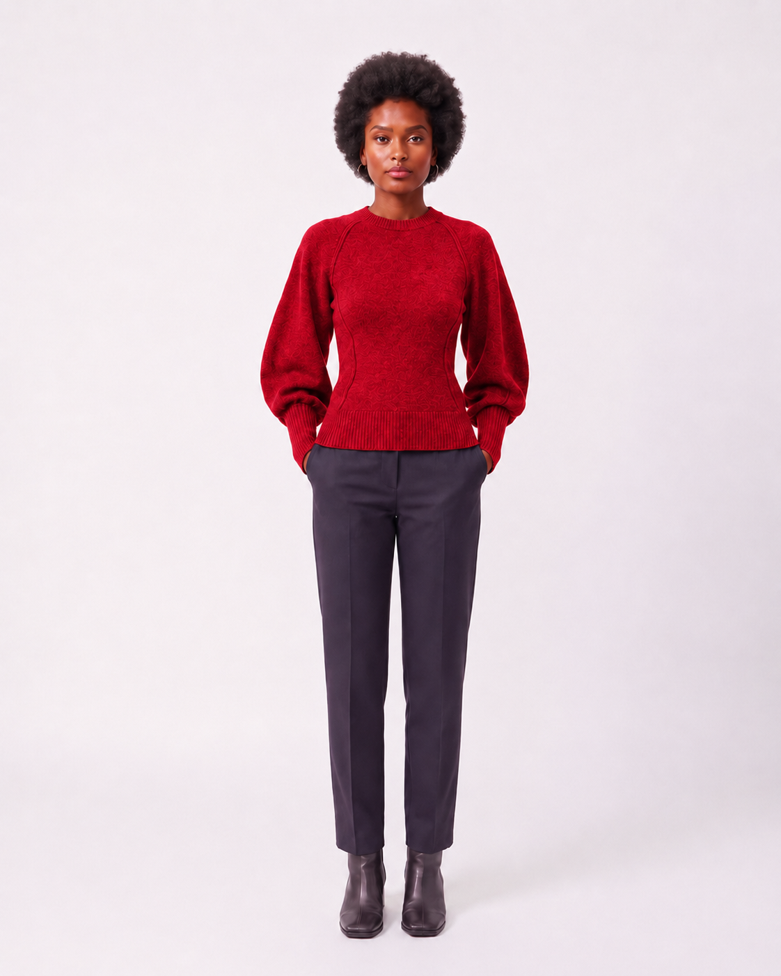 Rose | Elegant fitted sweater
