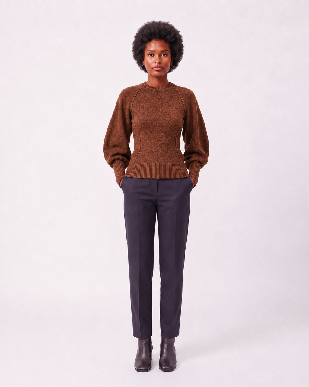 Rose | Elegant fitted sweater