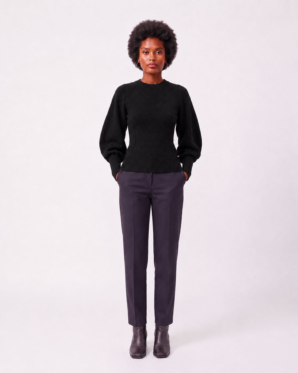 Rose | Elegant fitted sweater